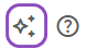 Screenshot: AI Companion "sparkles" toolbar icon with callout. 